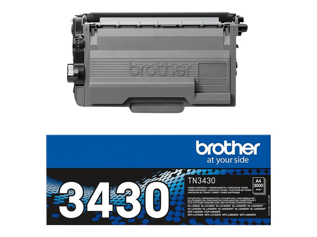 BROTHER TN3430 Tonerkartusche Schwarz - Vorderansicht