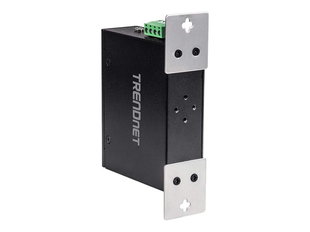 TRENDNET TI-E50 Industrial Fast Ethernet DIN-Rail Switch 5-Port Rückansicht