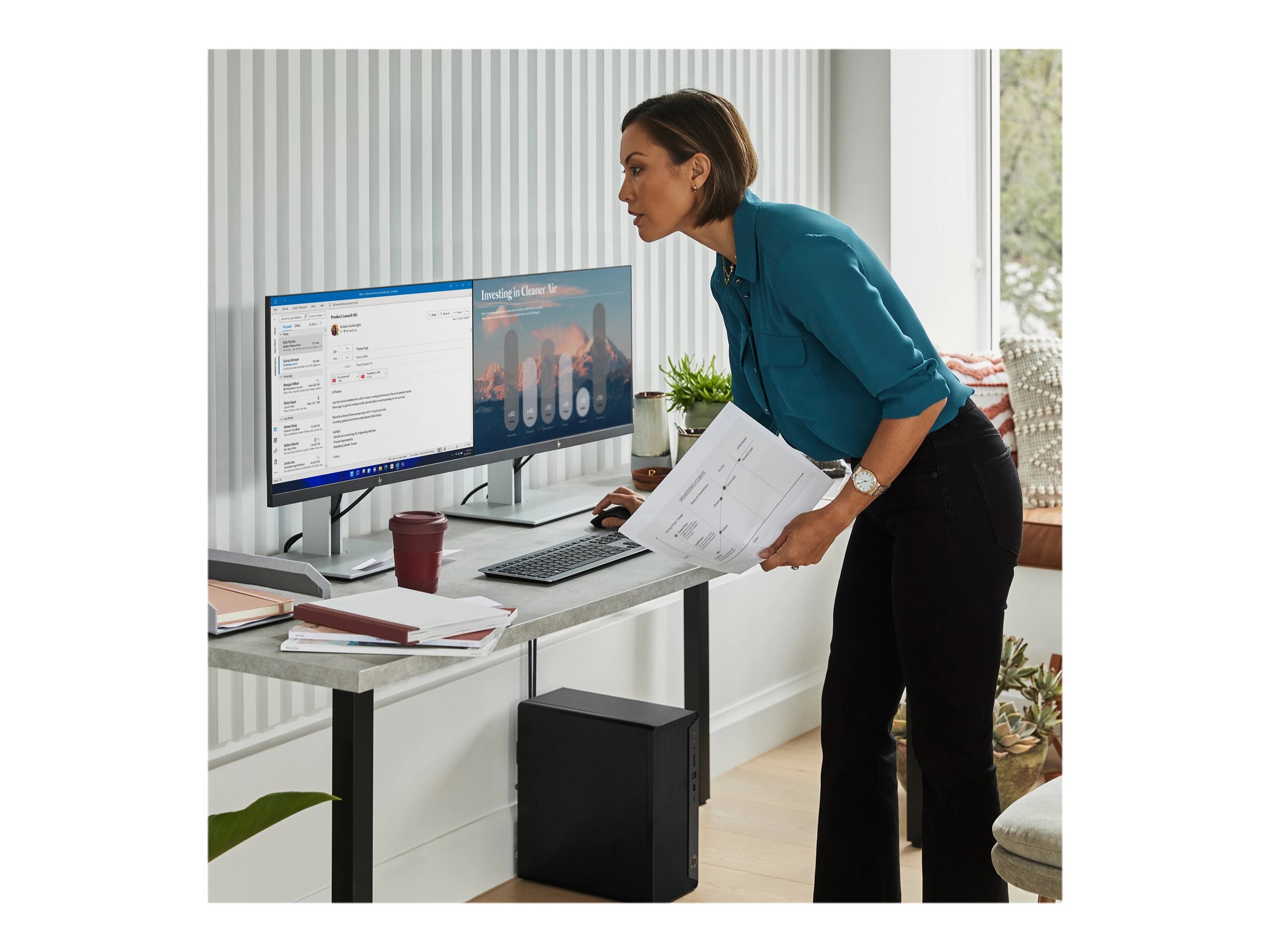 HP Pro Tower 400 G9 Seitenansicht