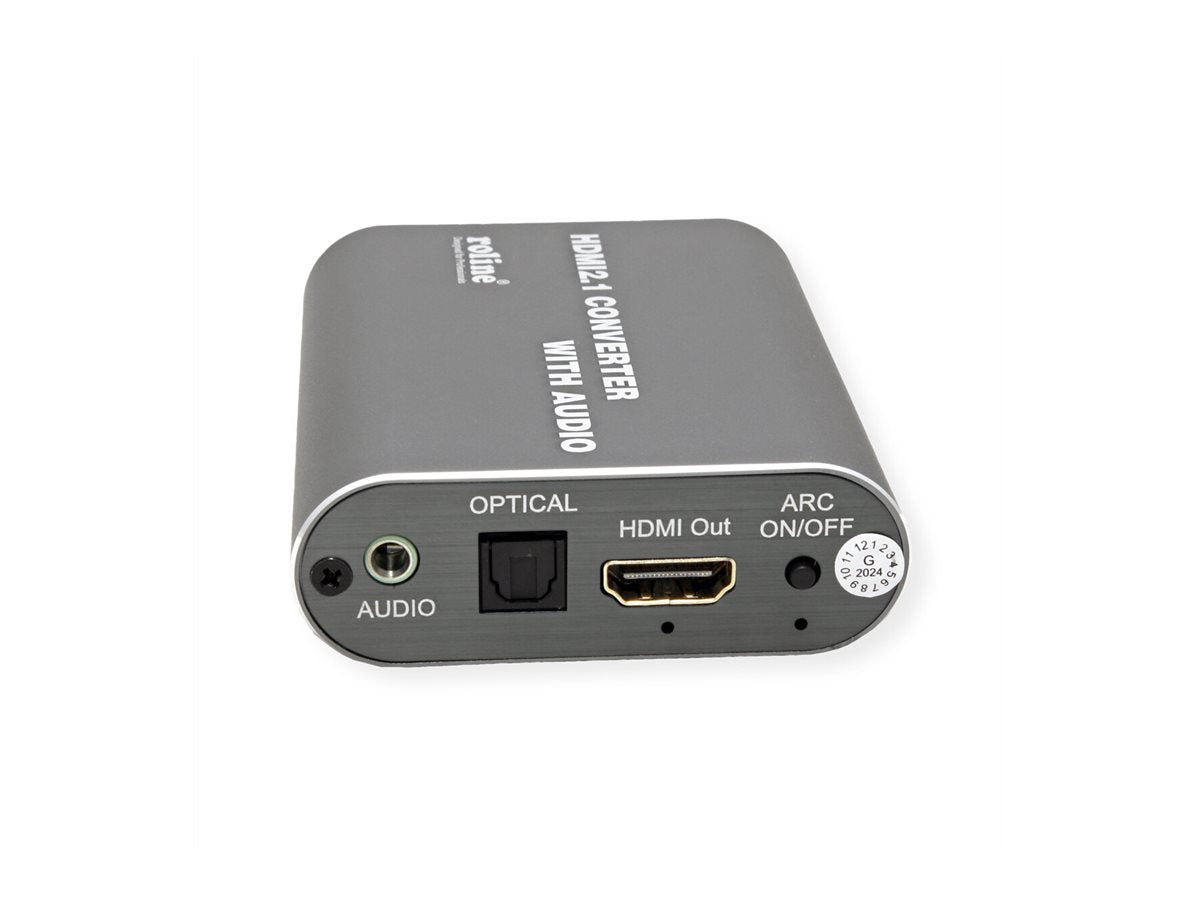 ROLINE HDMI 8K Audio Extraktor LPCM 7.1 Detailansicht