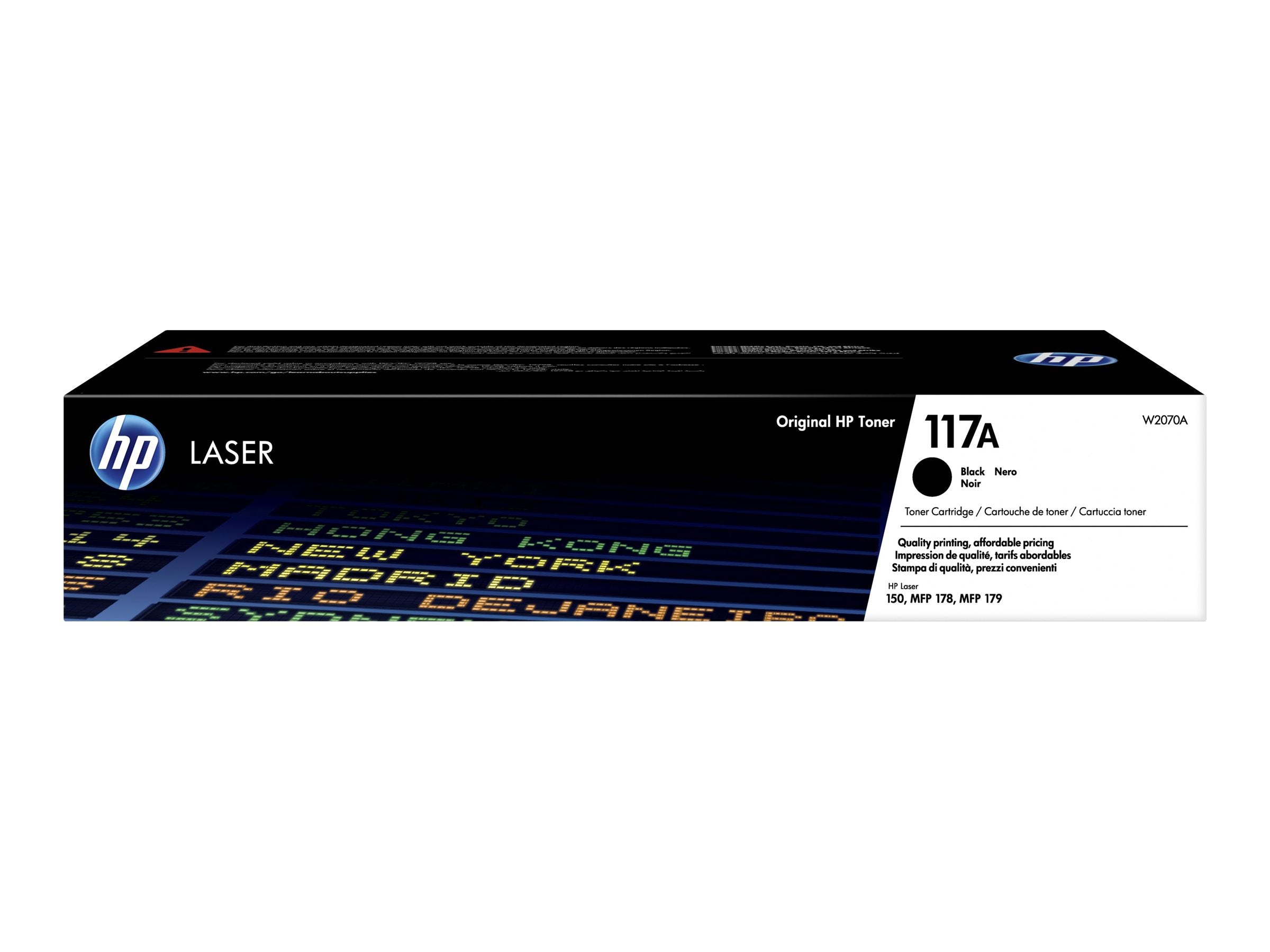 HP 117A Black Original Laser Toner Cartridge Vorderansicht