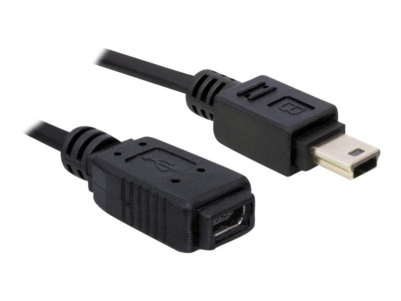DELOCK Kabel USB 2.0 mini B Verlängerung 1m - Vorderansicht