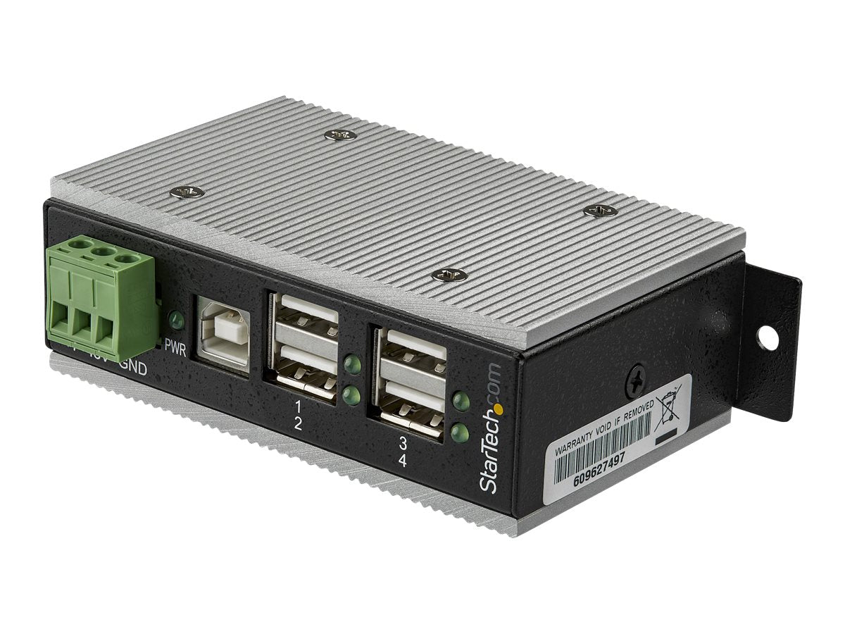 STARTECH.COM 4-Port Industrial USB Hub - Anschlussansicht