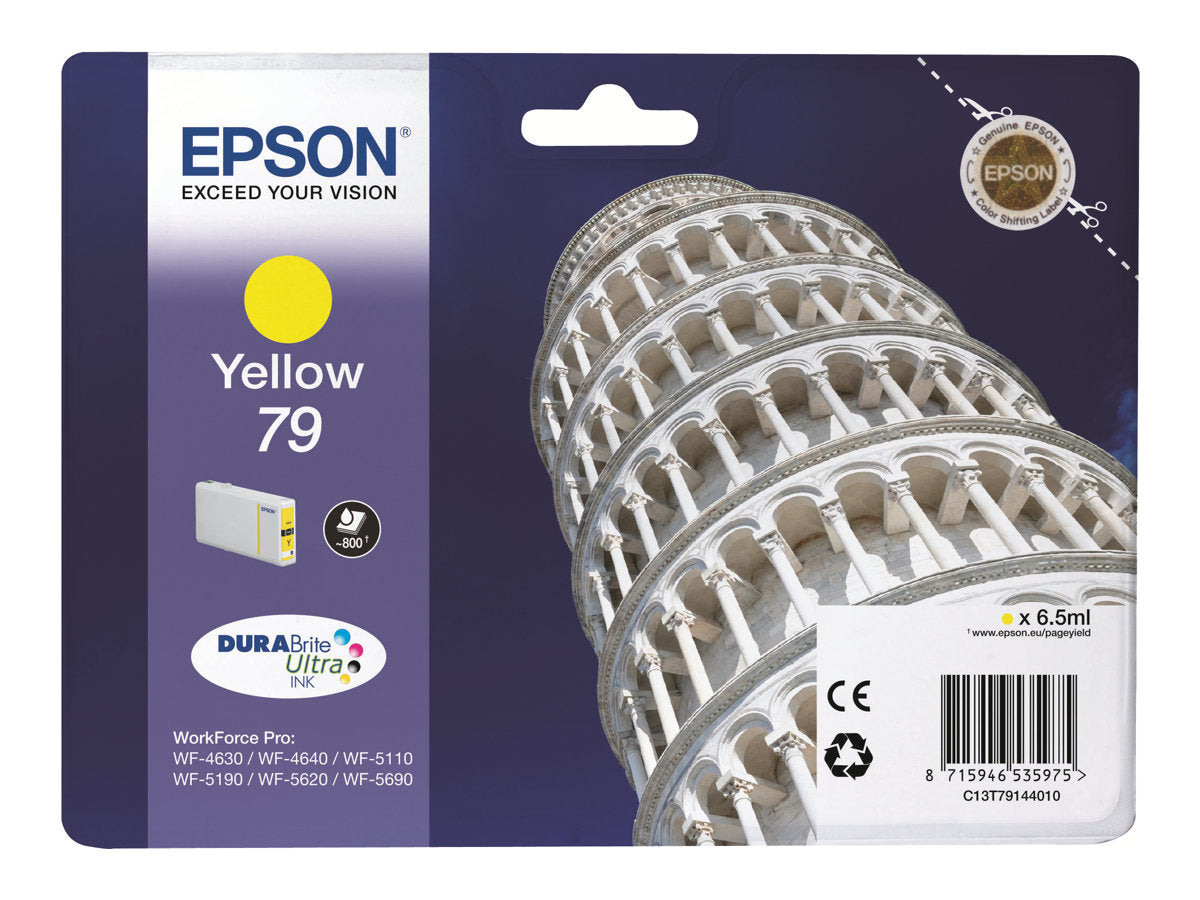 EPSON 79 Tintenpatrone Gelb Vorderansicht