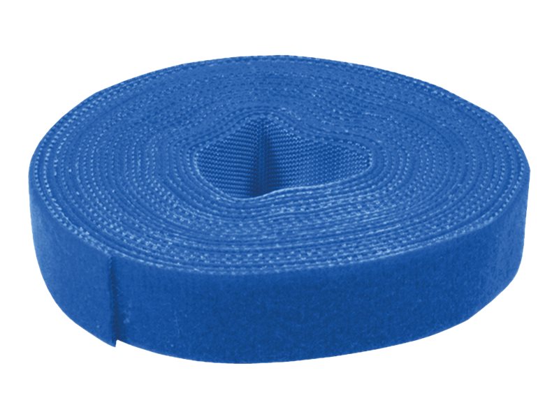 VALUE Klettband auf Rolle 10mm blau 25m - Detailansicht