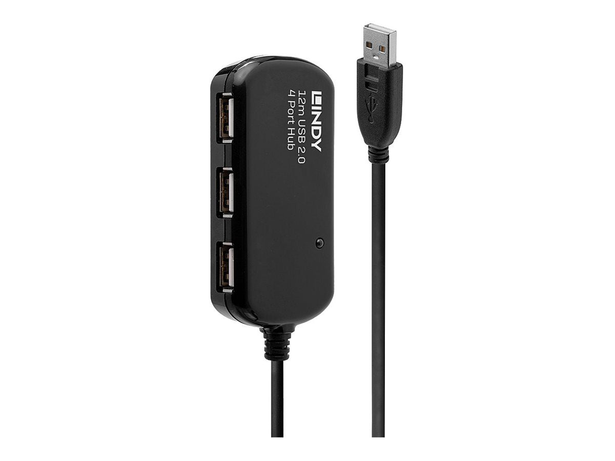 LINDY USB 2.0 Aktiv-Verlängerung Pro 12m Vorderansicht