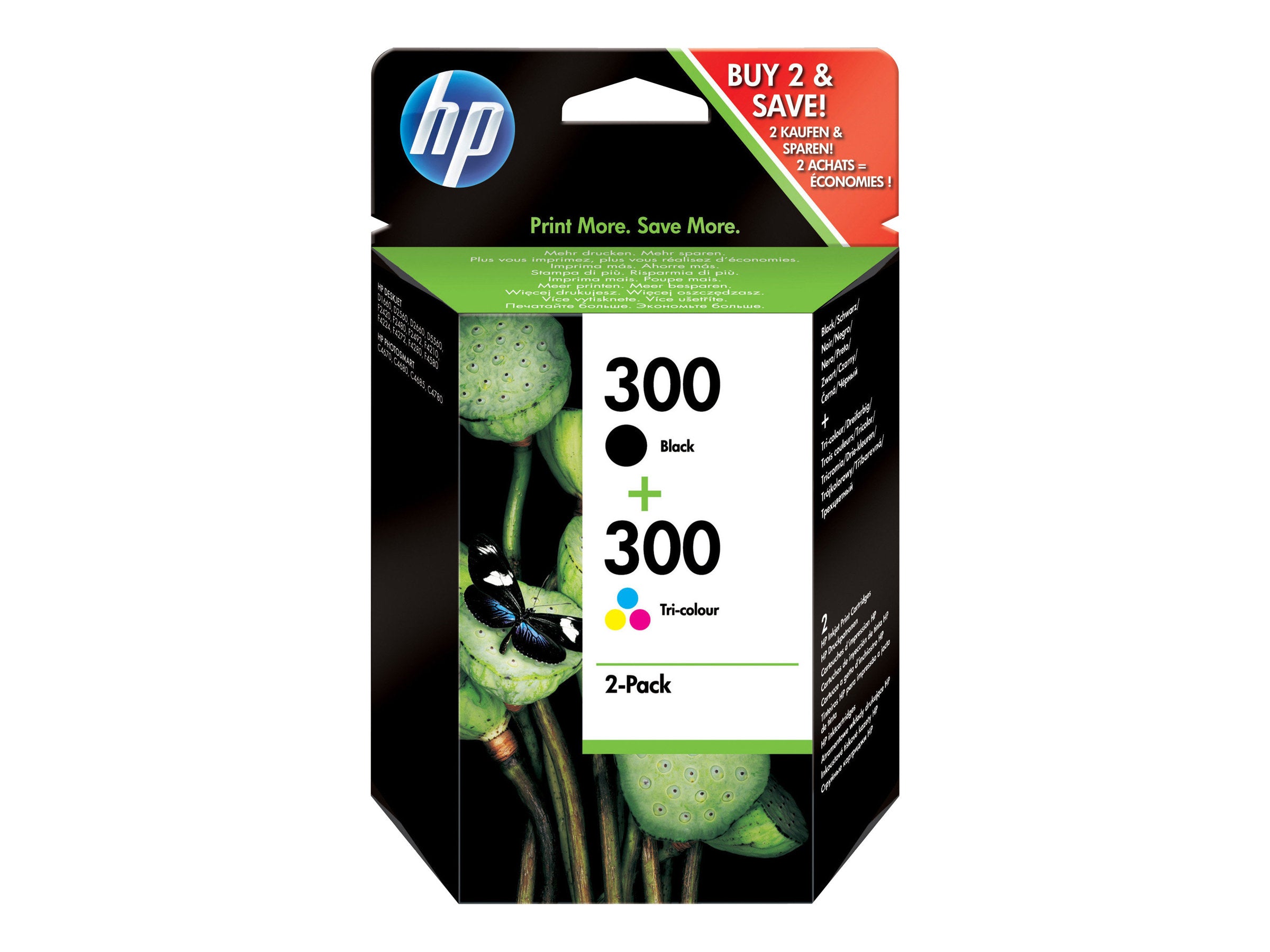 HP 300 Tintenpatrone CN637EE Vorderansicht