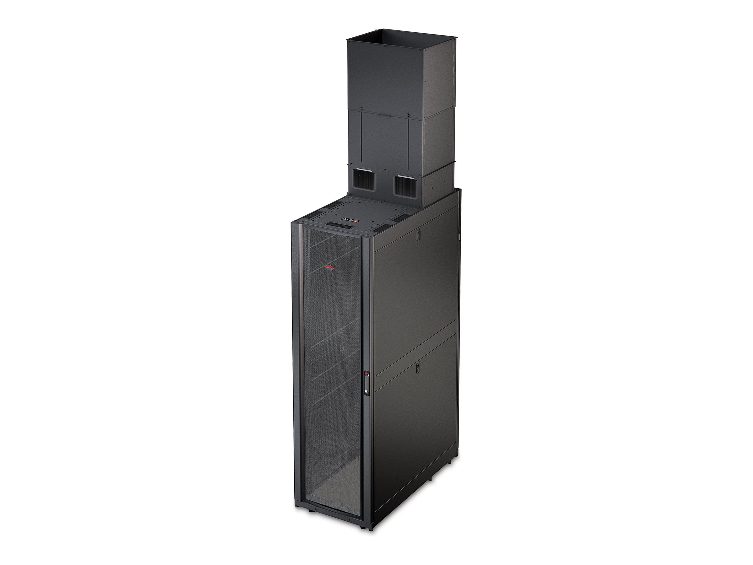 APC Ueberkopf-Kabelfuehrungsverlaengerung NetShelter SX 600mm Vorderansicht