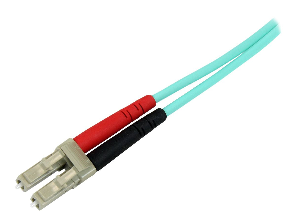 STARTECH.COM 10Gb Aqua LC/SC Duplex 50/125 Multimode LSZH Fiber Cable Detailansicht
