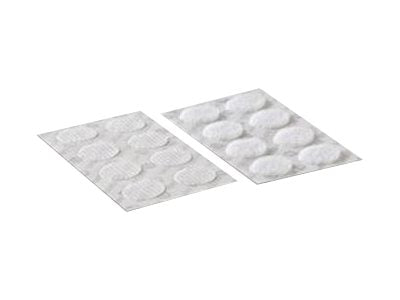 VELCRO Klettpunkte Selbstklebend 19mm x 125 Weiss - Vorderansicht