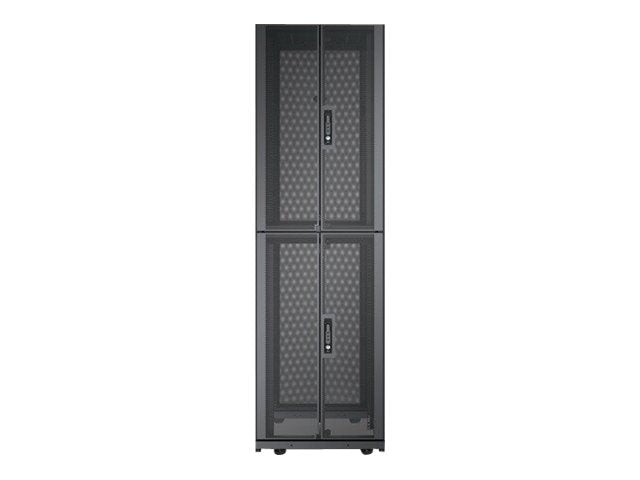APC NetShelter SX Colocation 2 x 20U Schrank Vorderansicht