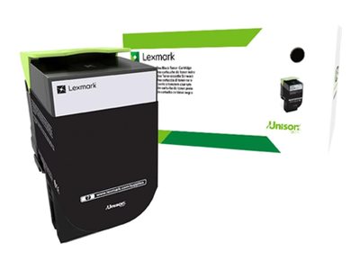 LEXMARK 702HKE Toner schwarz Vorderansicht