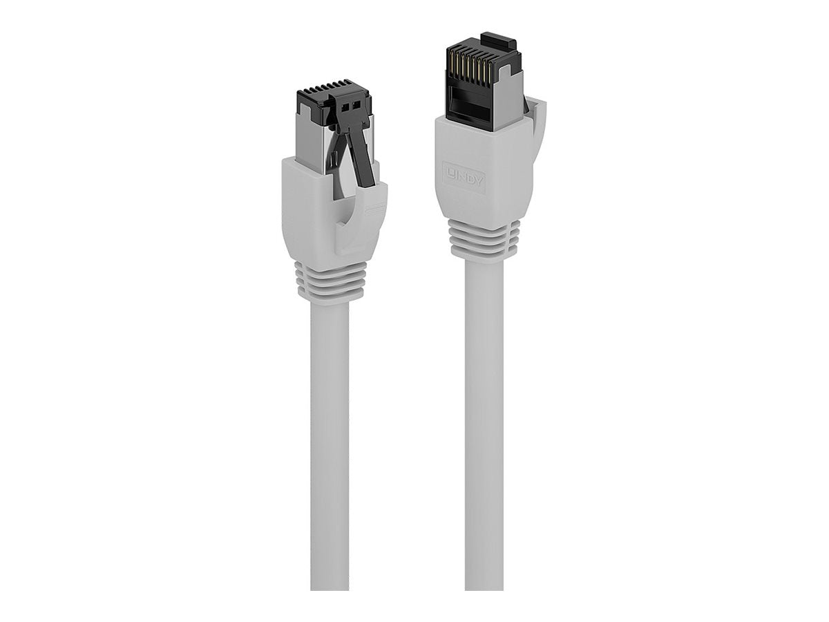 LINDY 0,5m Cat.8.1 S/FTP LSZH Netzwerkkabel grau - Detailansicht