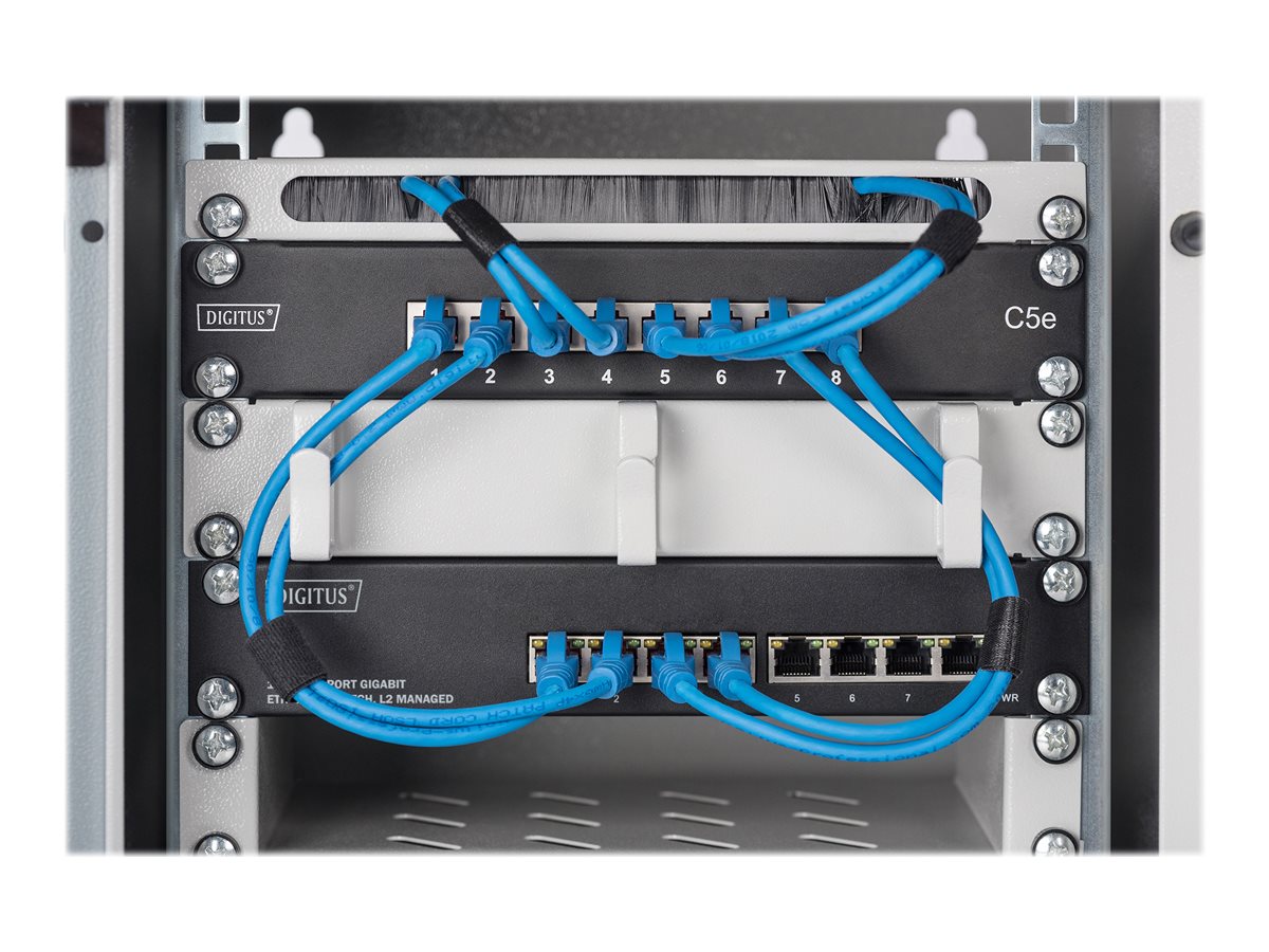 DIGITUS N-80117 L2 managed Gigabit Ethernet Switch 8-port Verpackung