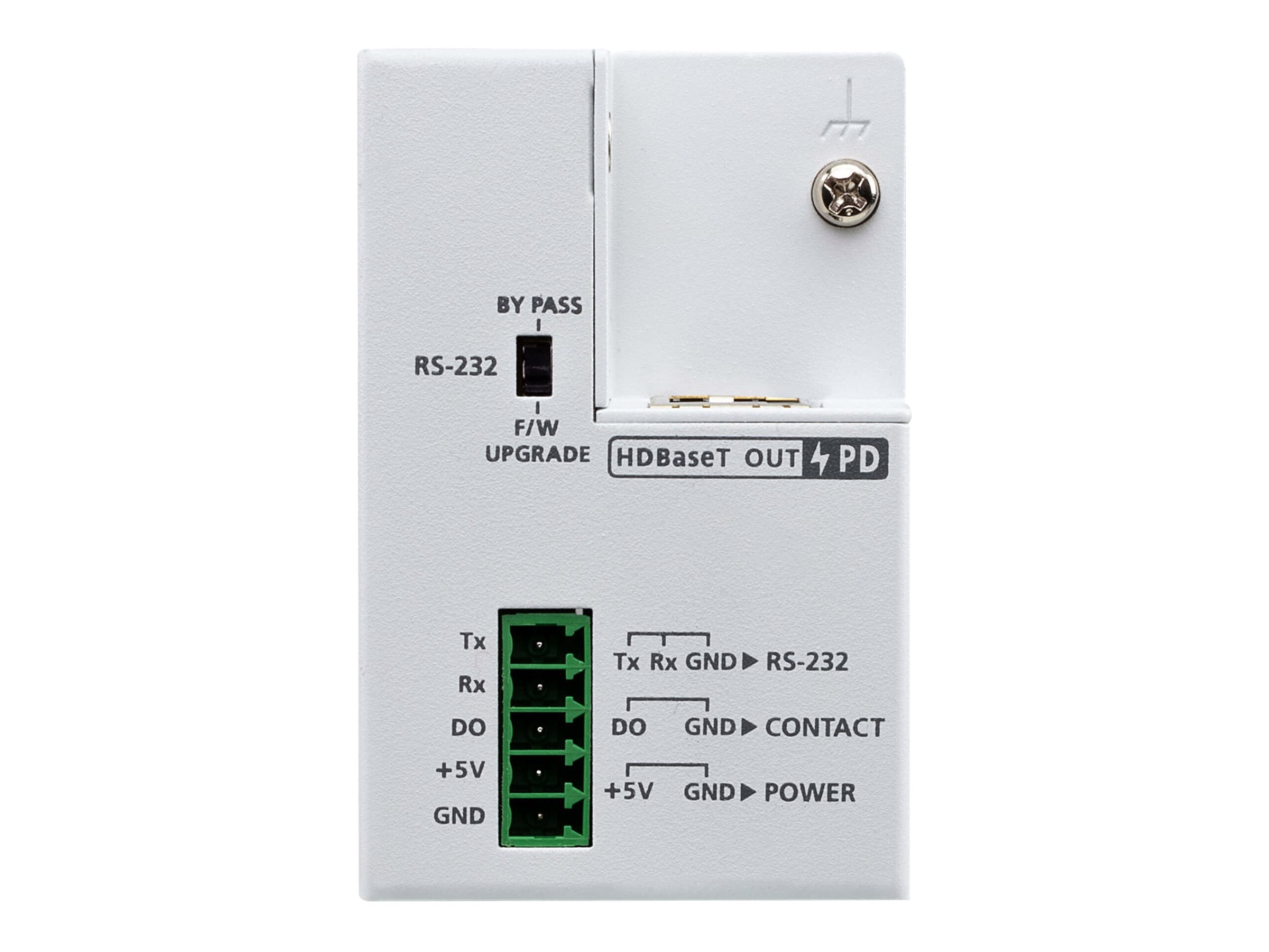 ATEN VE1801AEUT HDMI 4K HDBaseT-Lite EU Wandplatte PoH Detailansicht
