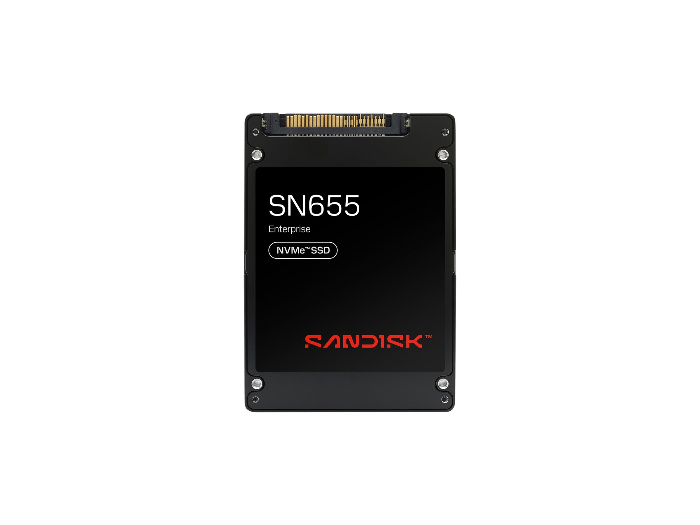 SANDISK Ultrastar DC SN655 NVMe SSD 30.72TB Vorderansicht