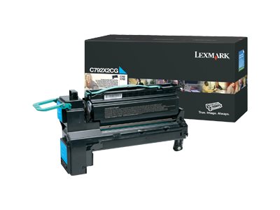 LEXMARK C792 Toner cyan Standardkapazität 20.000 Seiten 1er-Pack