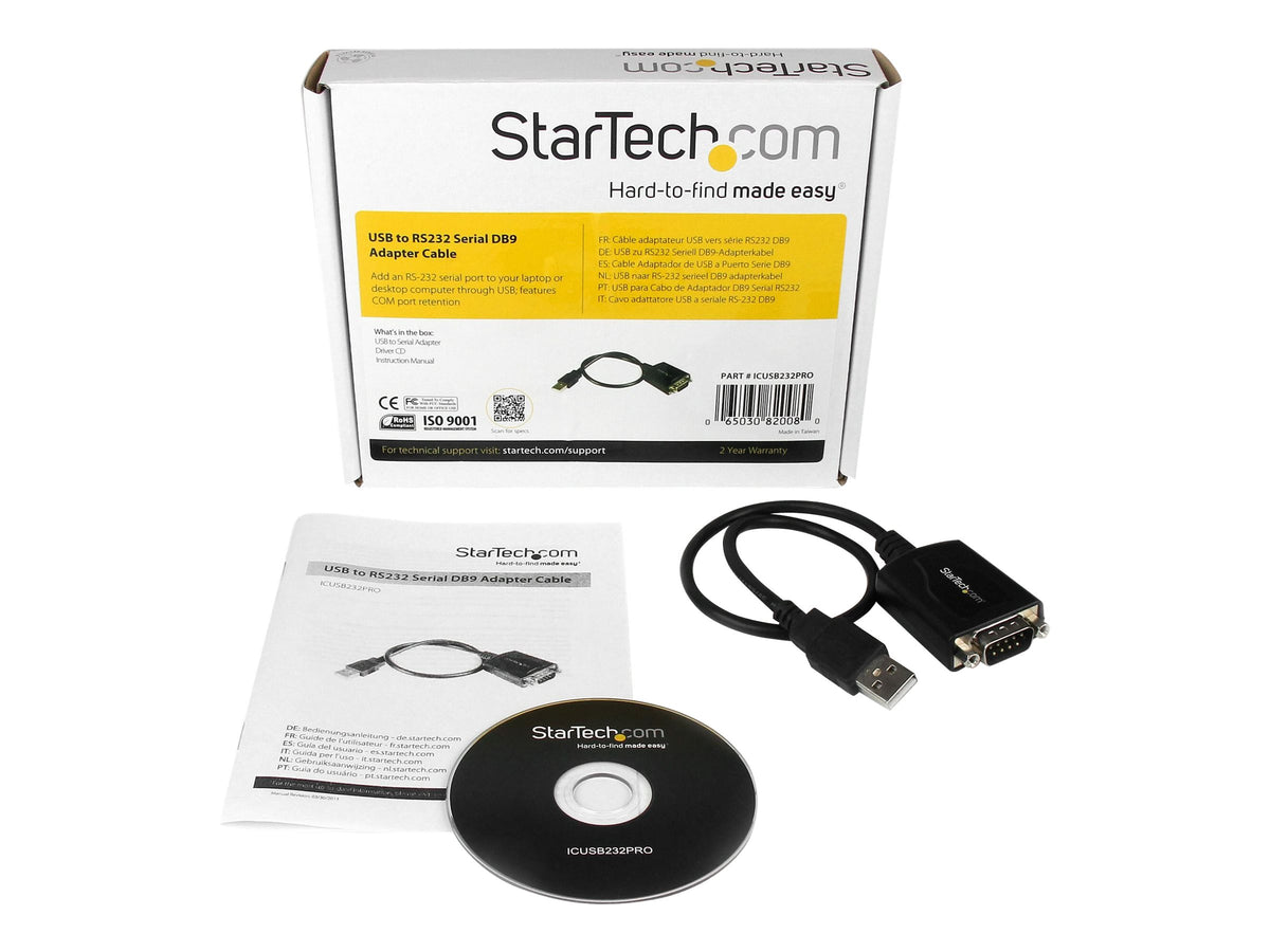STARTECH.COM ICUSB232PRO USB to RS-232 Adapter Vorderansicht