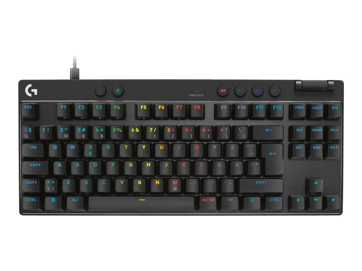 LOGITECH PRO X TKL RAPID Black Vorderansicht