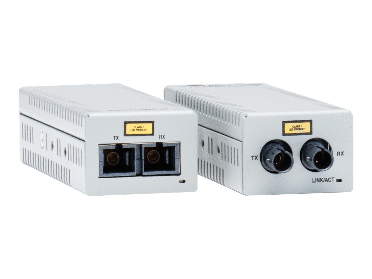 ALLIED Desktop Mini Media Converter 1000TX to 1000SX ST Connector - Vorderansicht