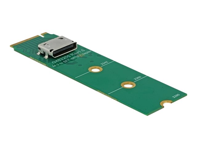 DELOCK M.2 Key M zu 1 x OCuLink SFF-8612 Konverter - Anschlussansicht
