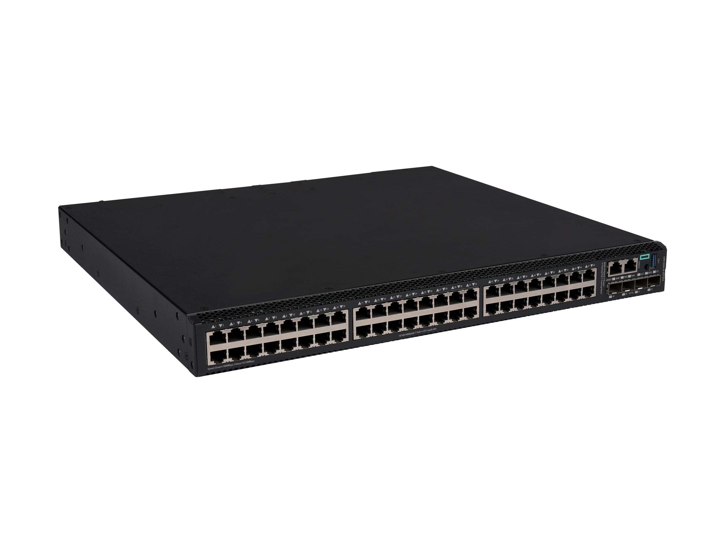 HPE Aruba 5550HI Switch 48x 10M/100M/1G PoE8 Port 4x SFP28 10G/25G Port 1-slot