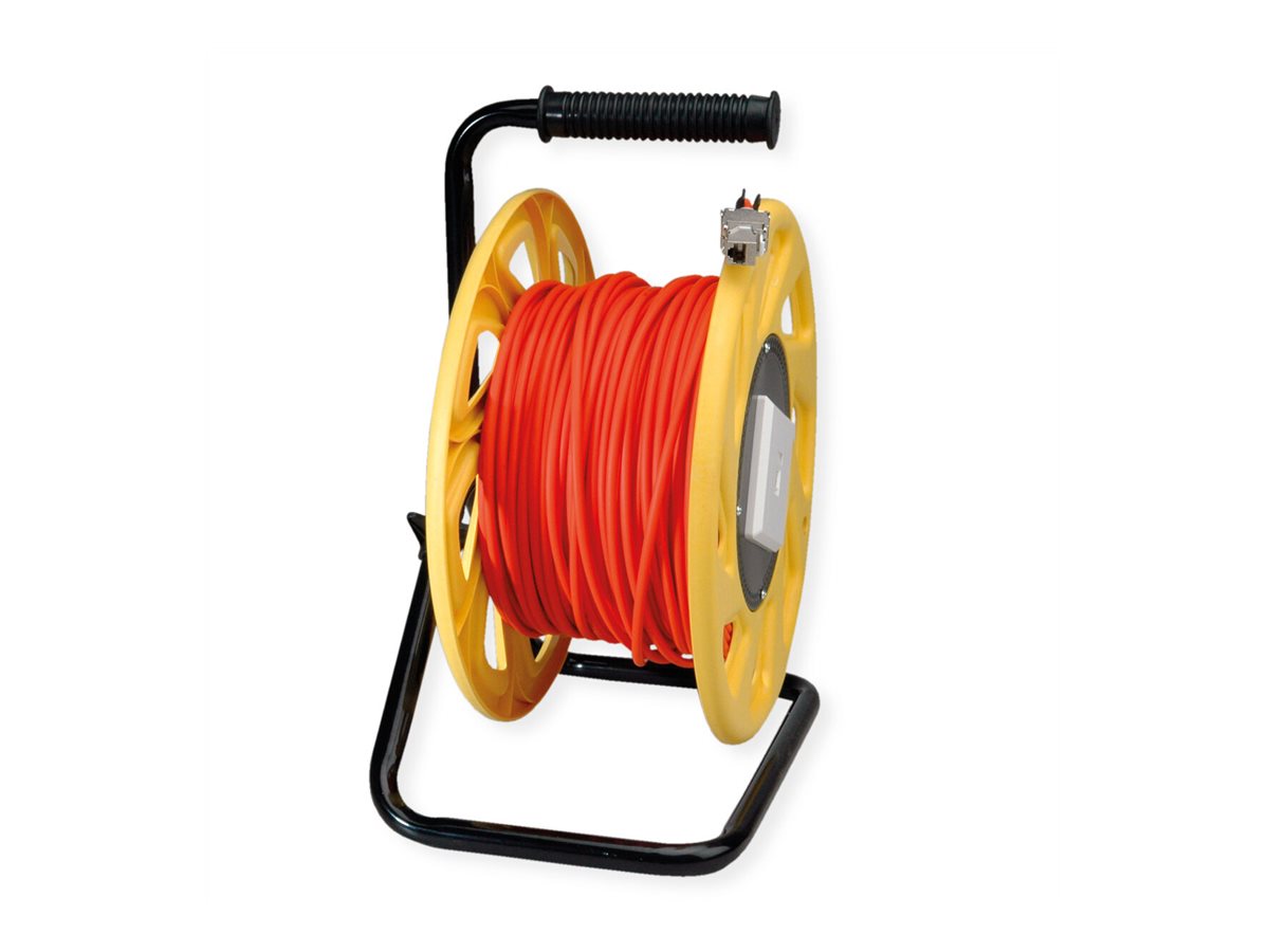 ROLINE RJ-45 Kabeltrommel Kat.6A Class EA 60 m - Vorderansicht