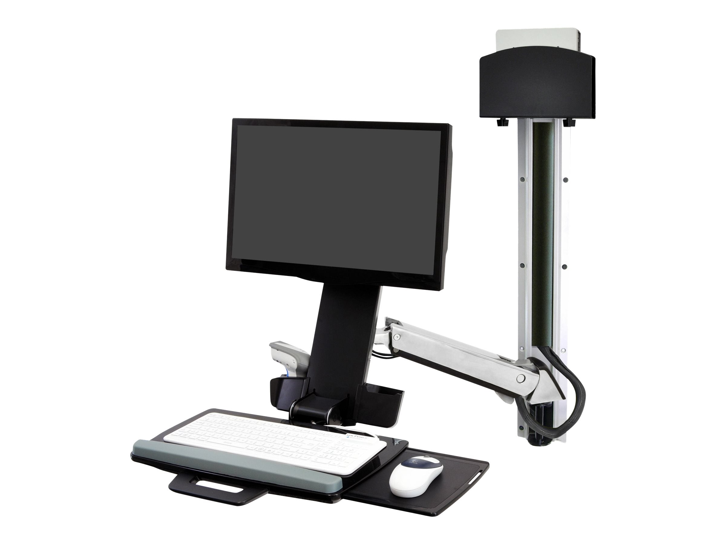 ERGOTRON StyleView Sit-Stand Combo System Vorderansicht