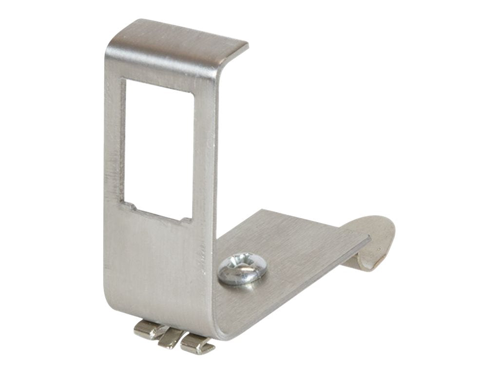 VALUE Hutschienen-Adapter unbestuckt für 1 Keystone - Vorderansicht
