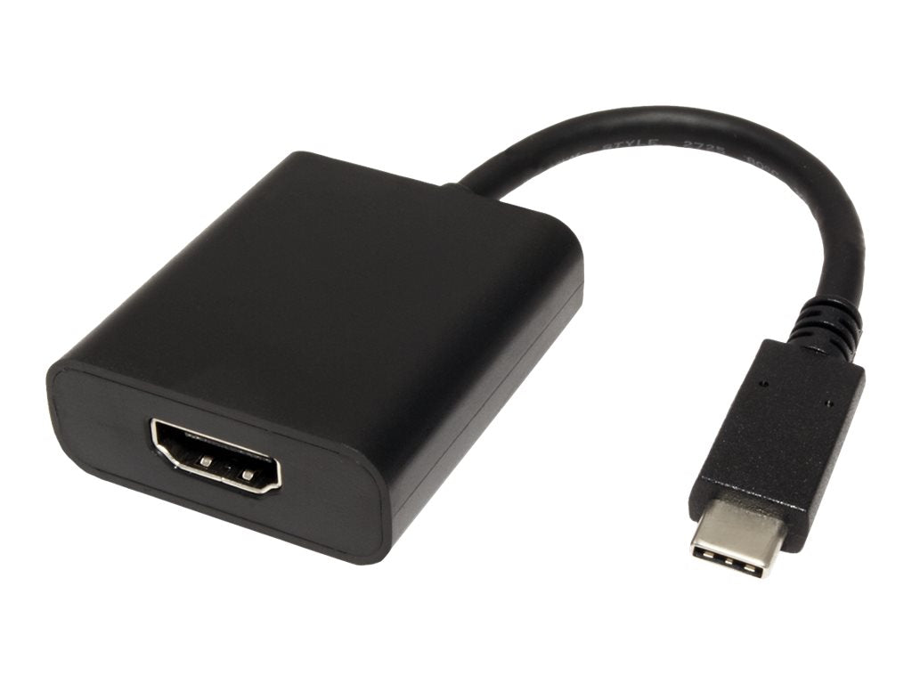 VALUE Display Adapter USB Typ C - VGA + HDMI + DVI Anschlussansicht