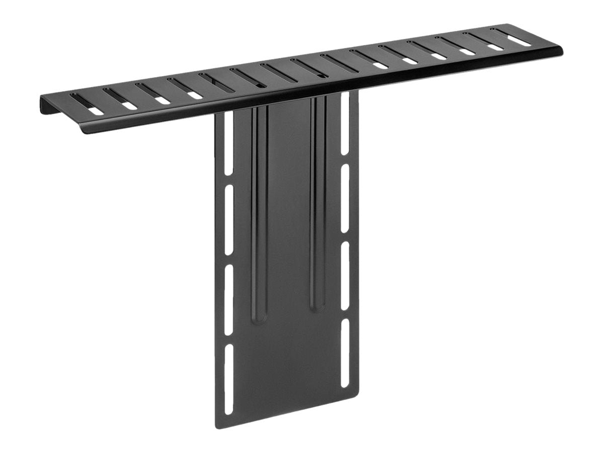 ROLINE All-in-one Geräteablage VESA-kompatibel schwarz - Vorderansicht