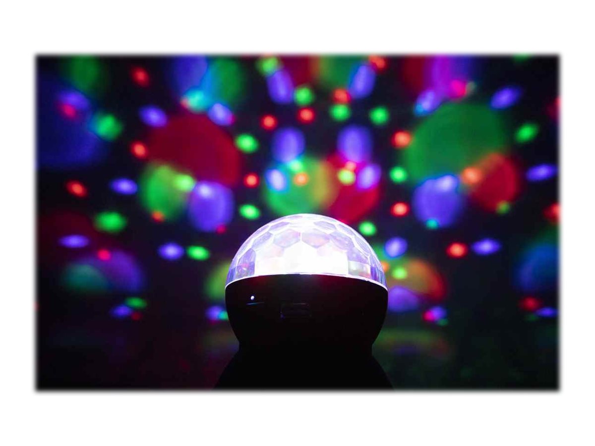 MANHATTAN Sound Science Bluetooth Disco Light Ball Speaker - Vorderansicht