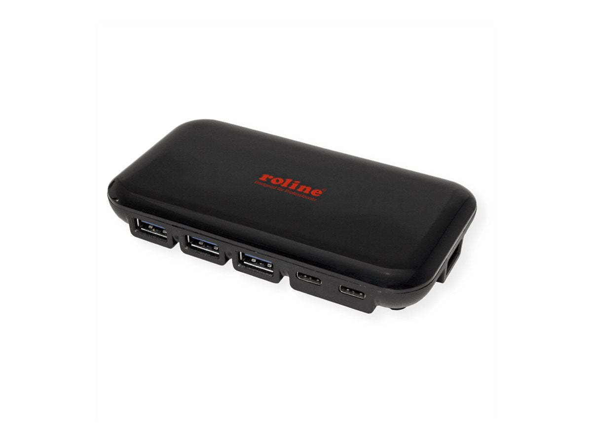 ROLINE USB 3.2 Gen 2 Hub Rückansicht