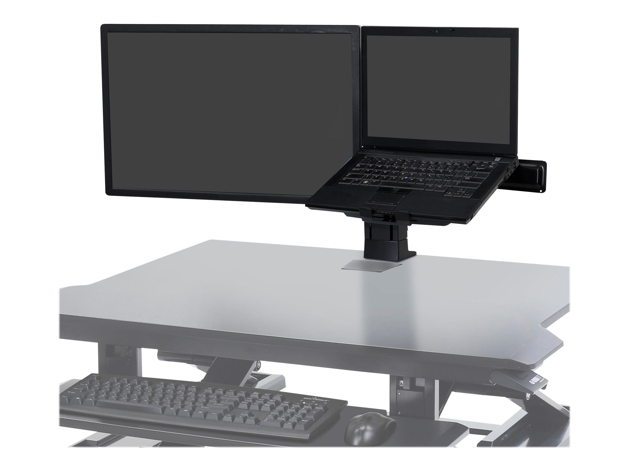 Verpackung des ERGOTRON WorkFit LCD Laptop Kit Black