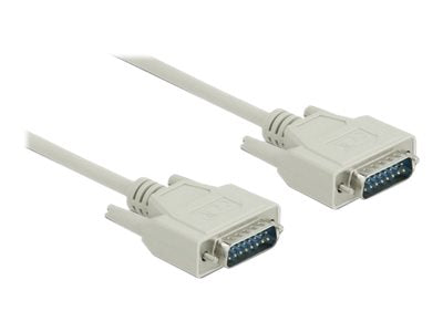 DELOCK Serielles Kabel Sub-D15 Stecker zu Stecker 2m - Verpackung