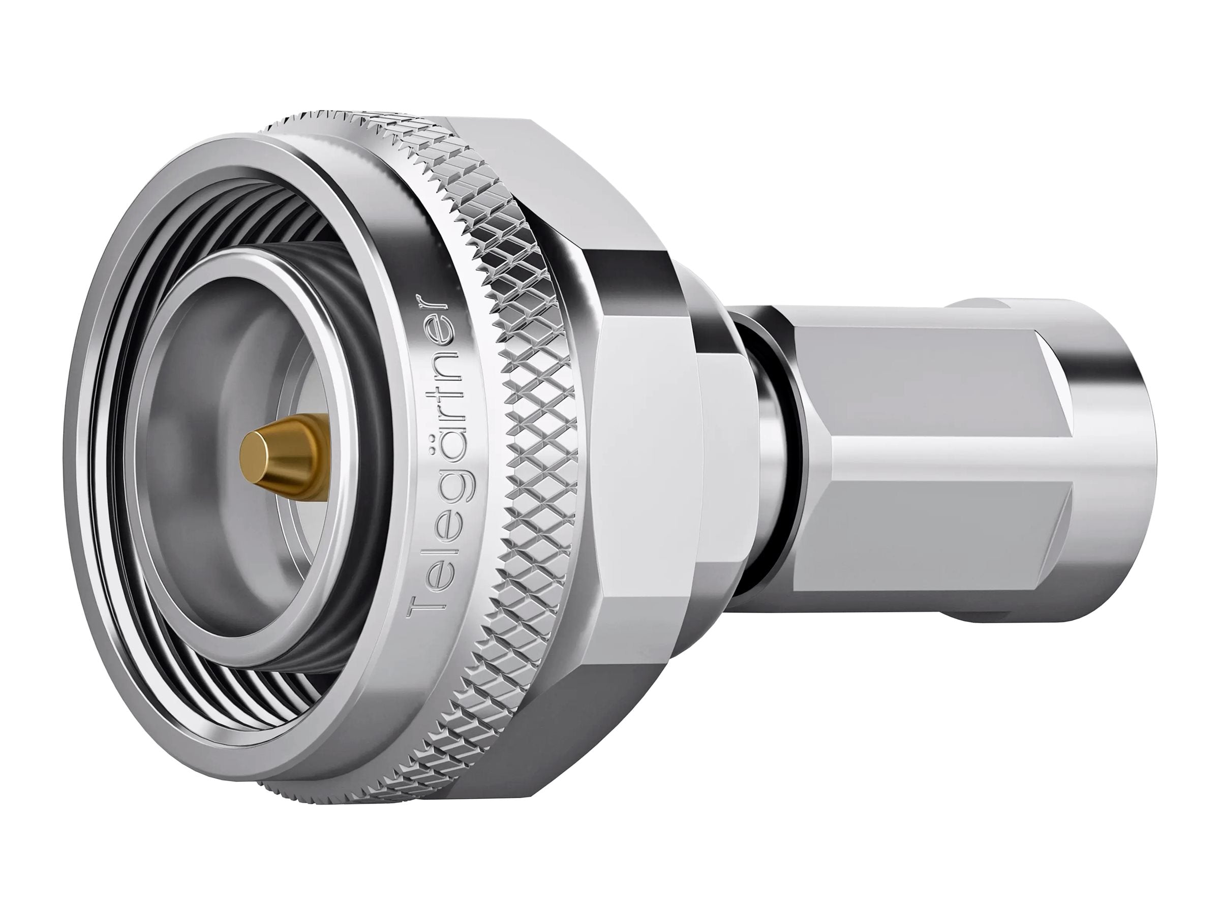 PUC TELEGÄRTNER Adapter 4.3-10 - NEX10 m-m Screw - Vorderansicht