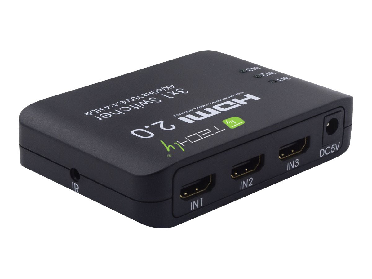 TECHLY HDMI2.0 Switch 4K60Hz Vorderansicht