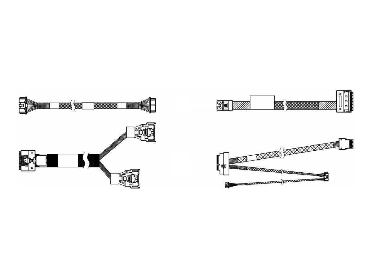 LENOVO ISG ThinkSystem SR665 V3 M.2 Enablement Cable Option Kit - Vorderansicht
