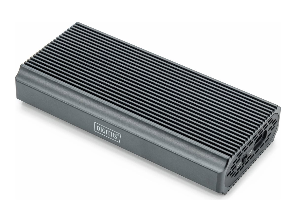 DIGITUS USB M.2 hard disk enclosure SSD external NVMe Vorderansicht