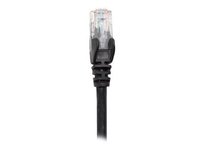 INTELLINET Netzwerkkabel Cat5e 15m Schwarz Vorderansicht