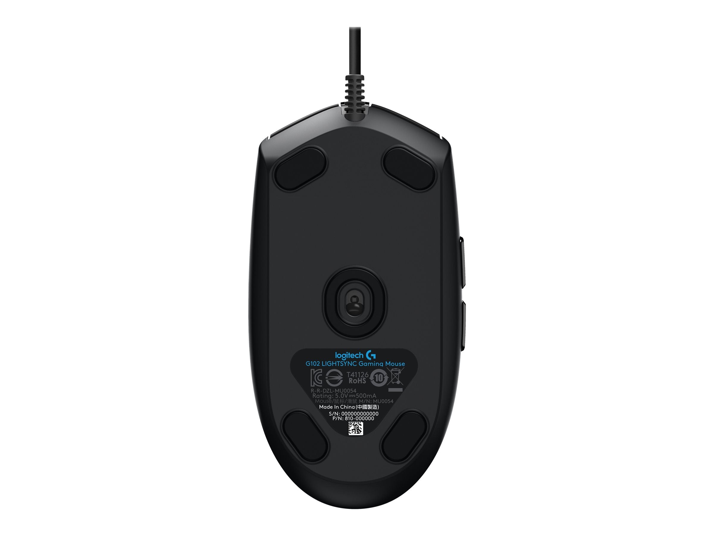 LOGITECH G102 LIGHTSYNC Gaming Maus Verpackung