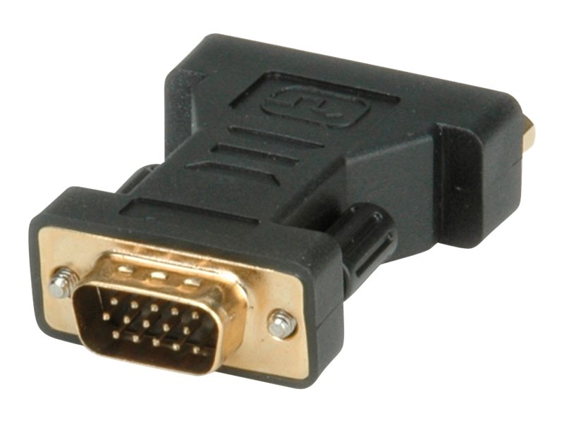 ROLINE DVI-VGA Adapter DVI BU / VGA ST Vorderansicht