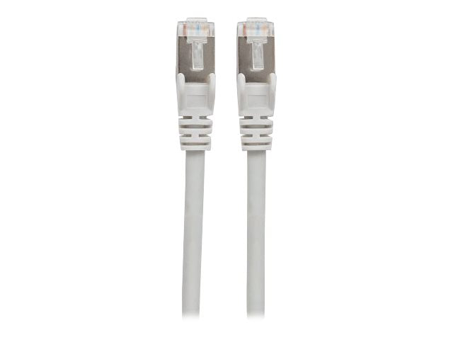 INTELLINET Cat6aPro Kabel 0,25m grau Vorderansicht