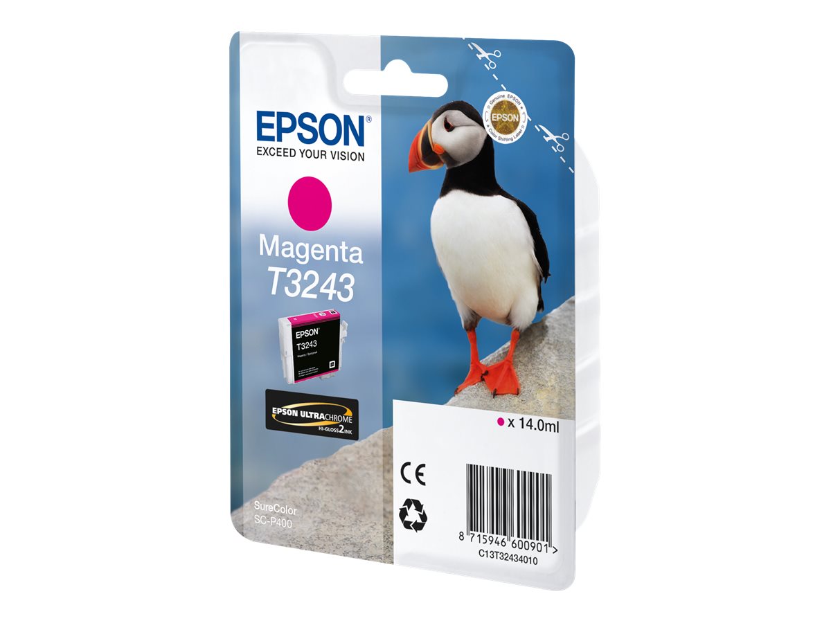 EPSON 5LB T3243 Magenta Tintenpatrone im Einsatz