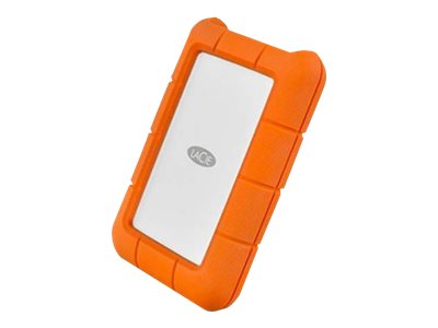 LACIE RUGGED Secure 2TB USB-C Festplatte Vorderansicht