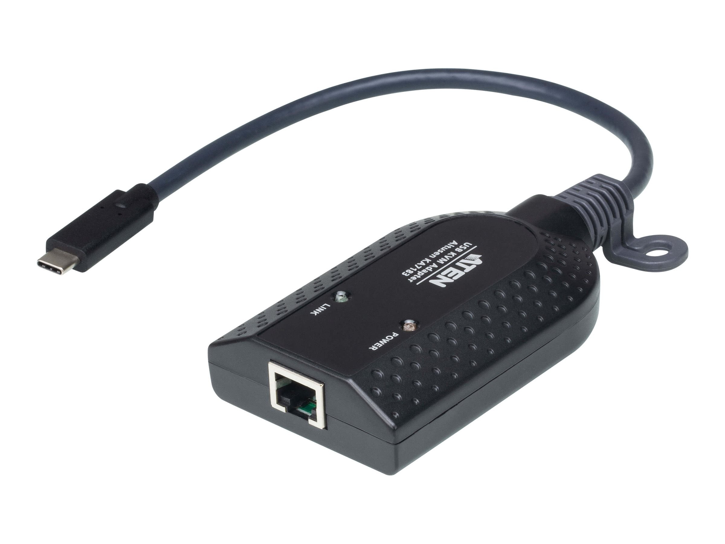 ATEN KA7183 USB-C Virtual Media KVM Adapter Rückansicht