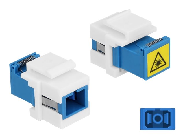 DELOCK Keystone Modul SC Simplex Buchse Vorderansicht