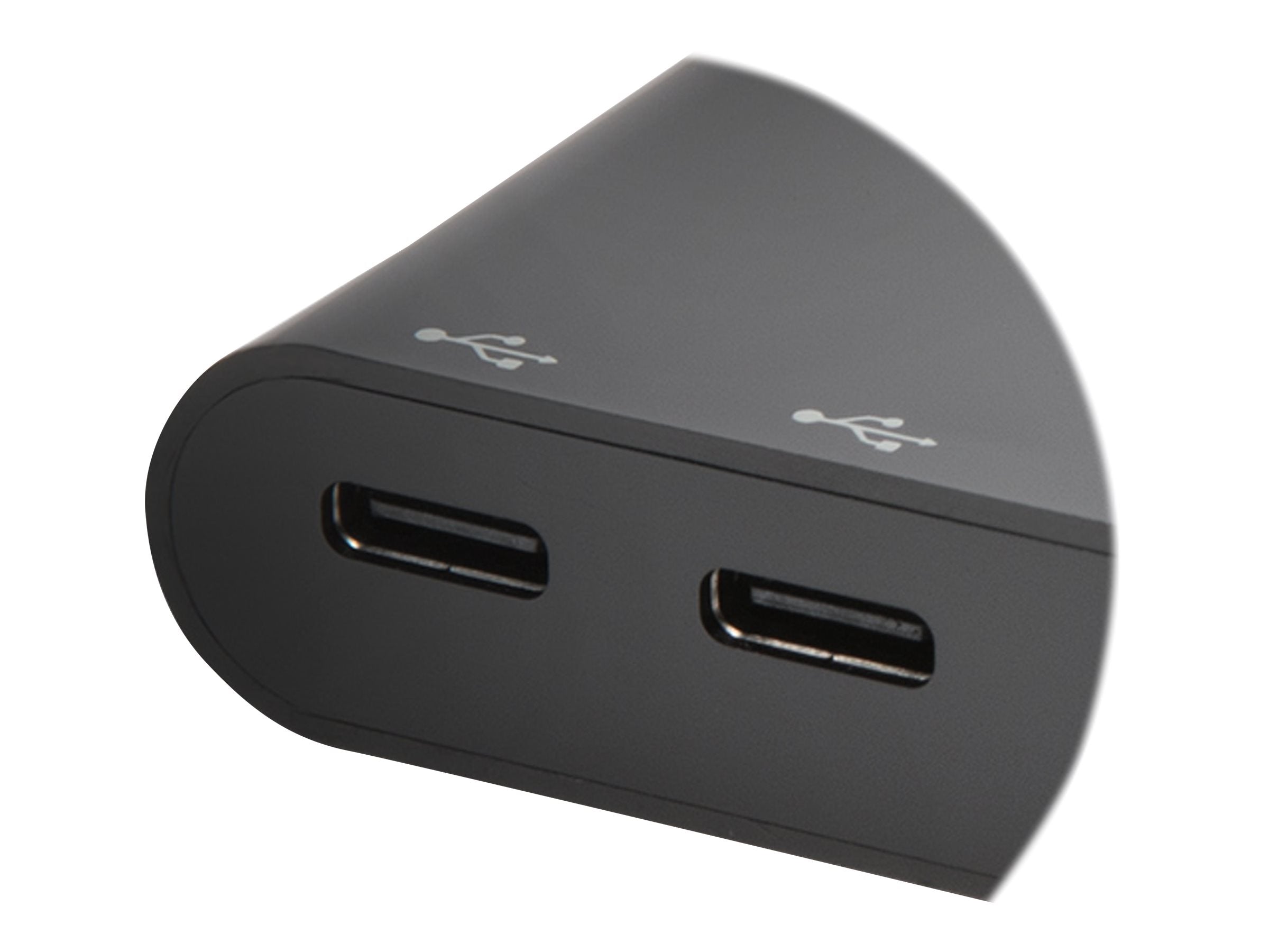 KENSINGTON CH1000 USB-C 4-Port Hub Anschlussmöglichkeiten
