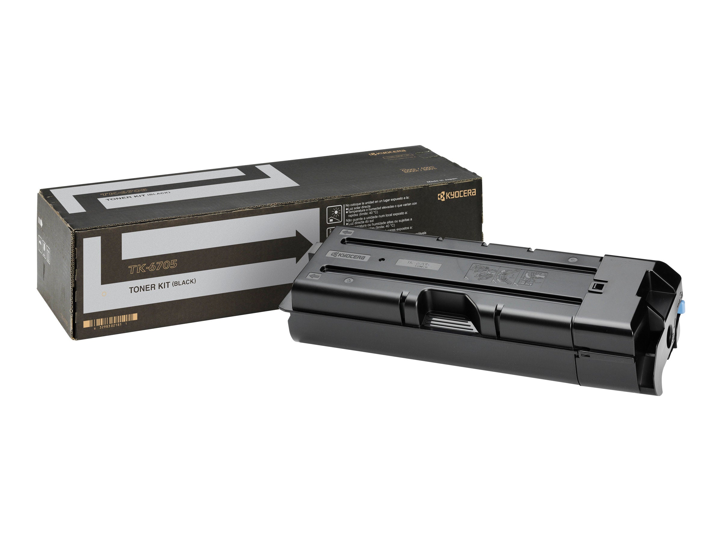 KYOCERA TK-6705 Toner schwarz Vorderansicht
