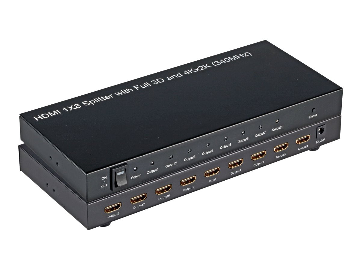 EFB 8 Port HDMI Splitter Vorderansicht